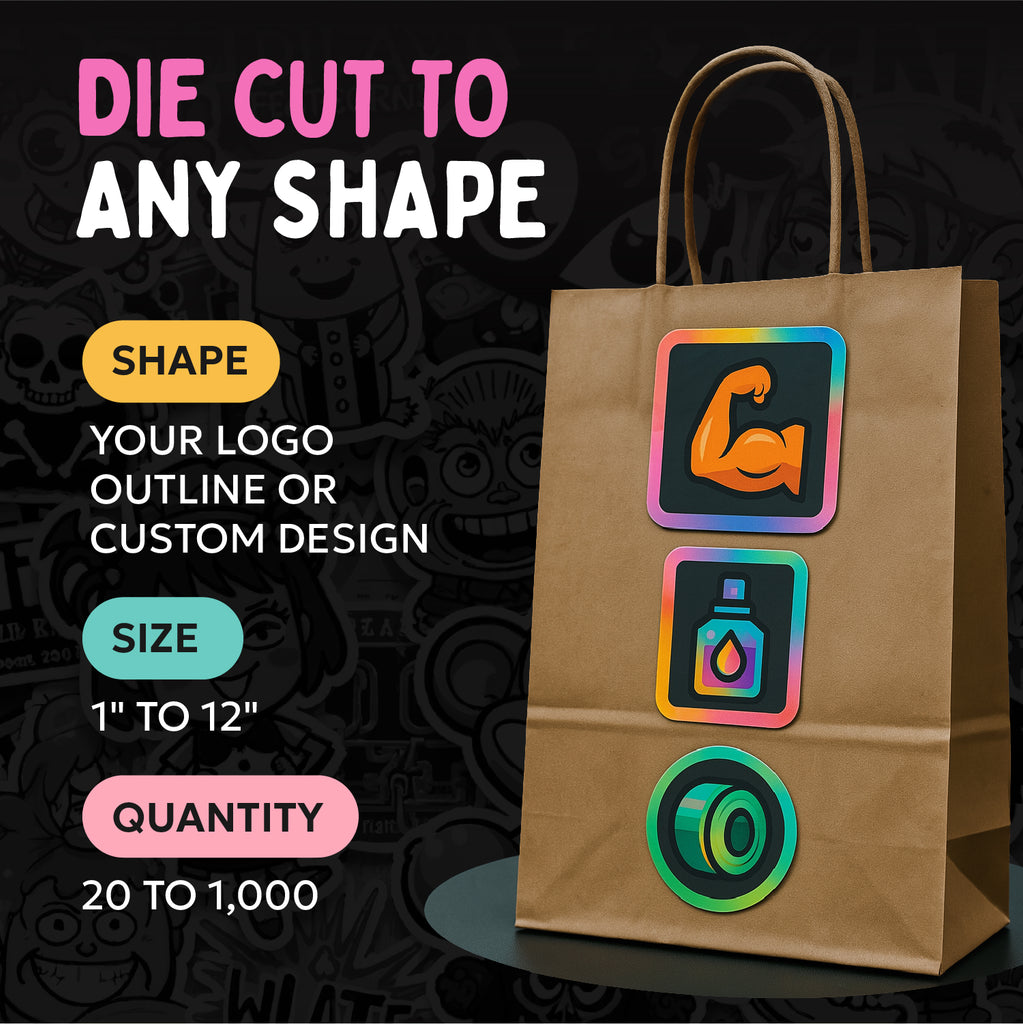 Custom Sticker Builder - Upload Your Design , Get Awesome Stickers