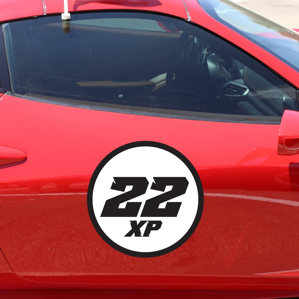 Custom Printed Race Car Number Decals
