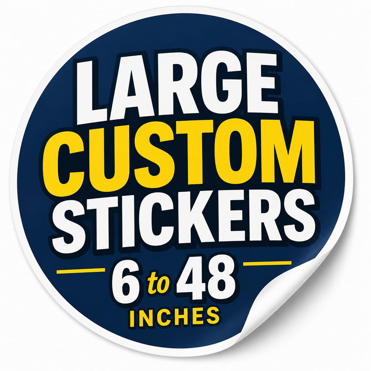 Large Custom Vinyl Decals