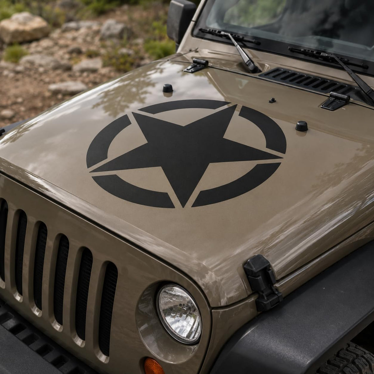 Military star decals