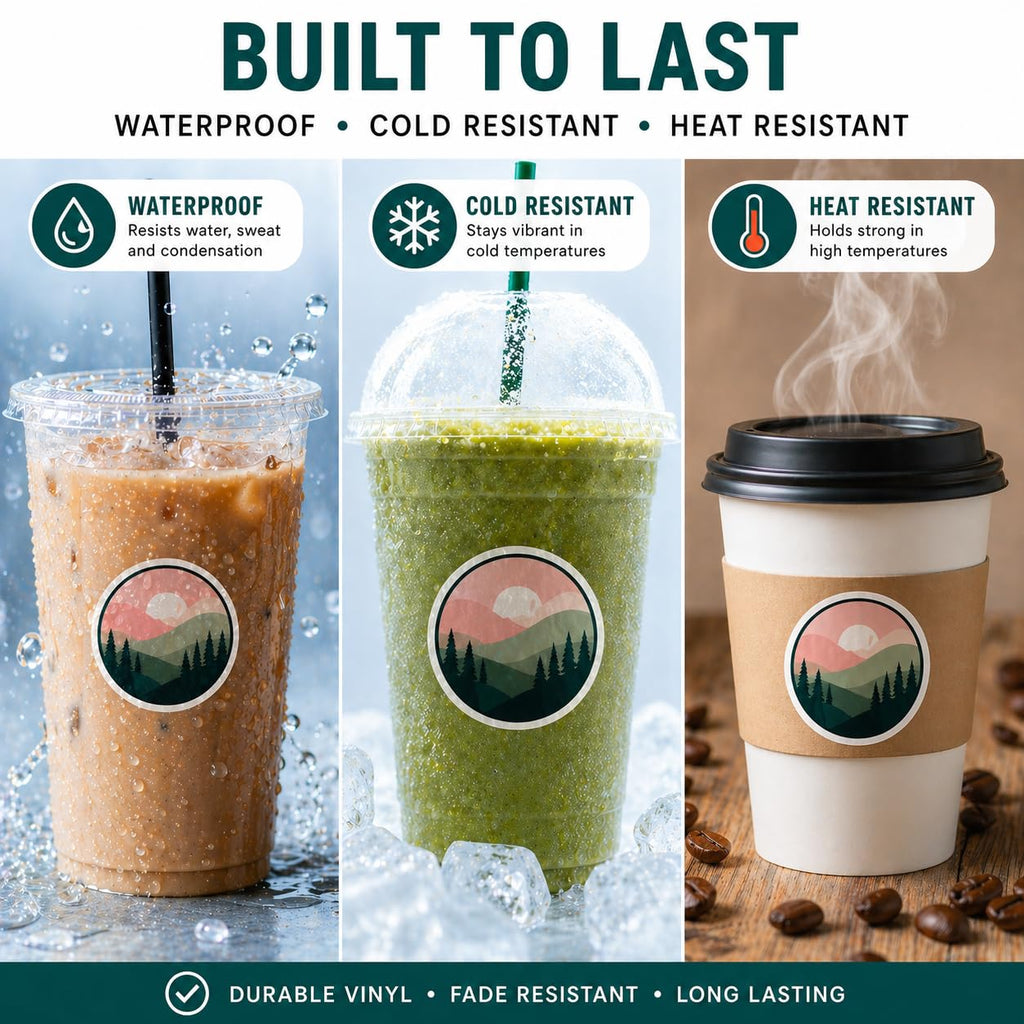 Custom Cup Stickers