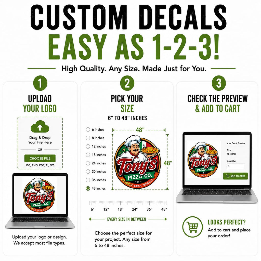 Custom Food Truck Logo Decals