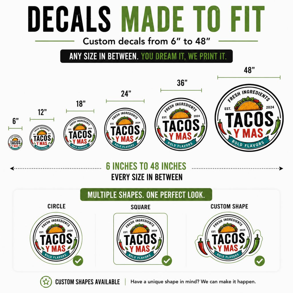 Custom Food Truck Logo Decals