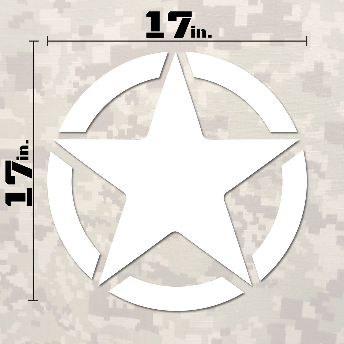 Military star decals