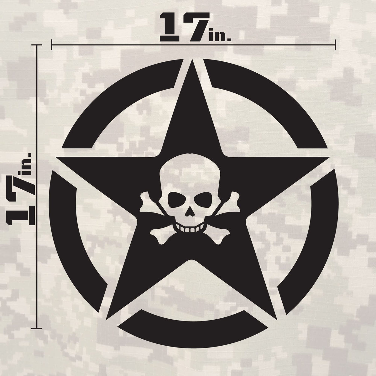 Military star decals
