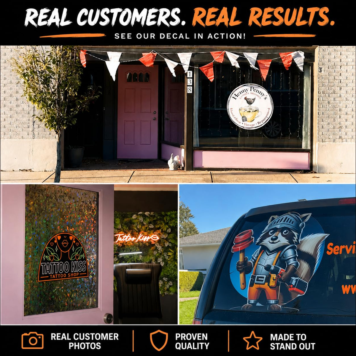 Large Custom Vinyl Decals