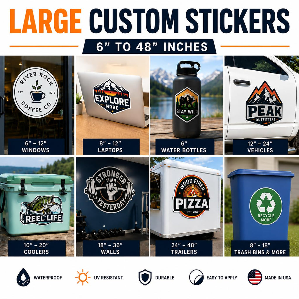 Large Custom Vinyl Decals