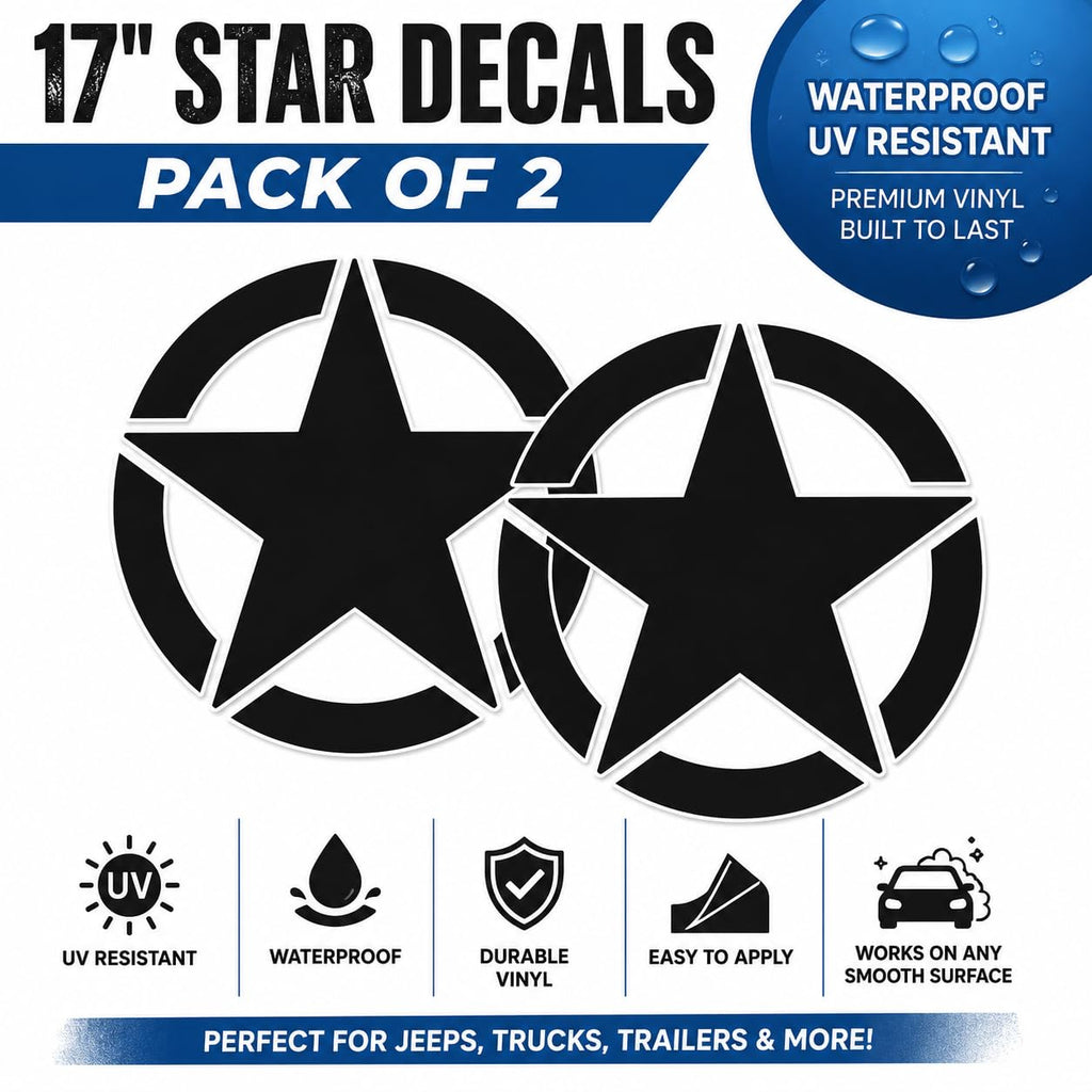 Military star decals