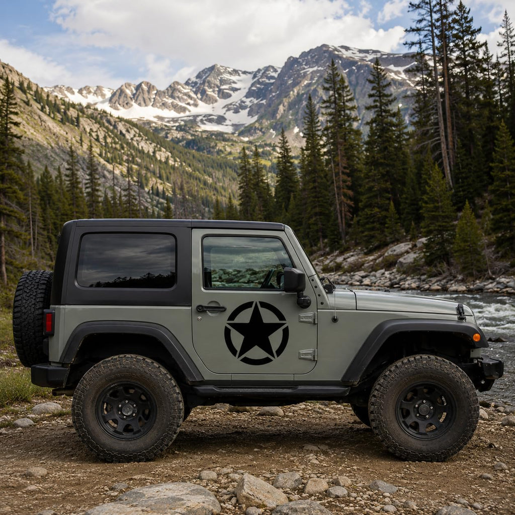 Military star decals