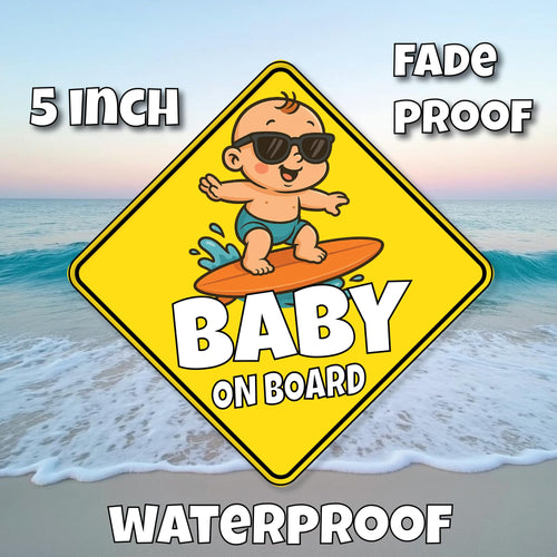 Baby on Board car stickers