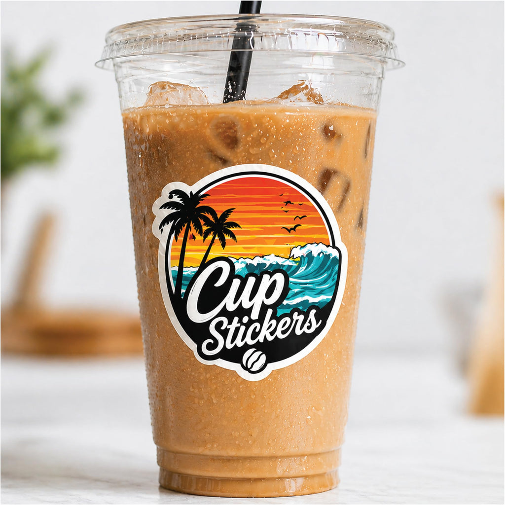 Custom Cup Stickers