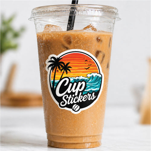 Custom Cup Stickers