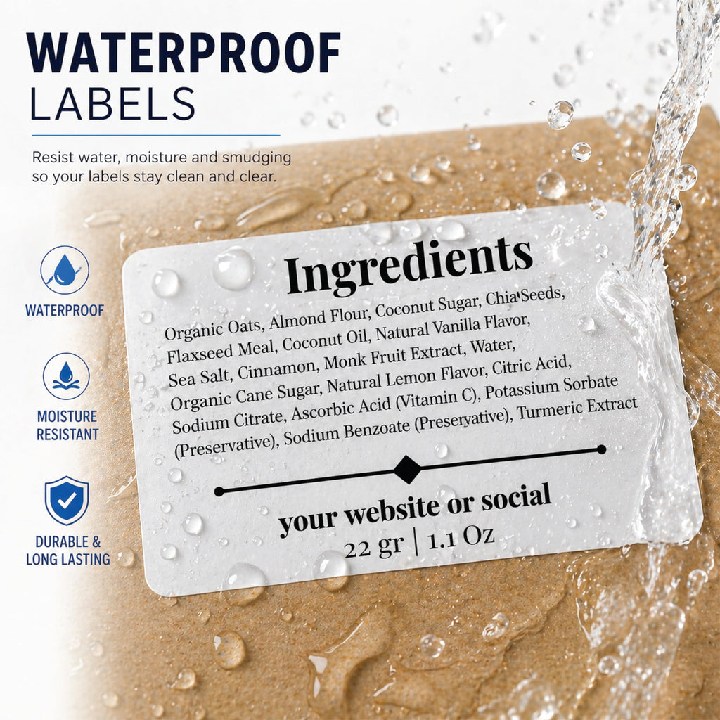 Custom Ingredient Labels