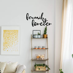 Family Forever Wall Sticker 22 in x 15 in - Fairwinds Designs