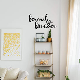 Family Forever Wall Sticker 22 in x 15 in - Fairwinds Designs
