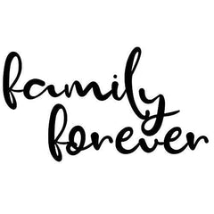 Family Forever Wall Sticker 22 in x 15 in - Fairwinds Designs