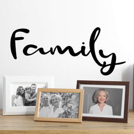 Family Vinyl Wall Sticker 22 in x 10 in - Fairwinds Designs