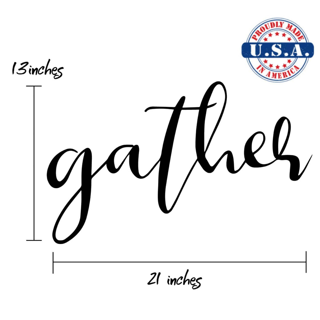 Gather Vinyl Decal Sticker Decal for Wood Signs Sticker for 