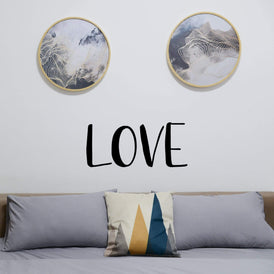 Love Vinyl Wall Sticker 10 in x 22 in - Fairwinds Designs