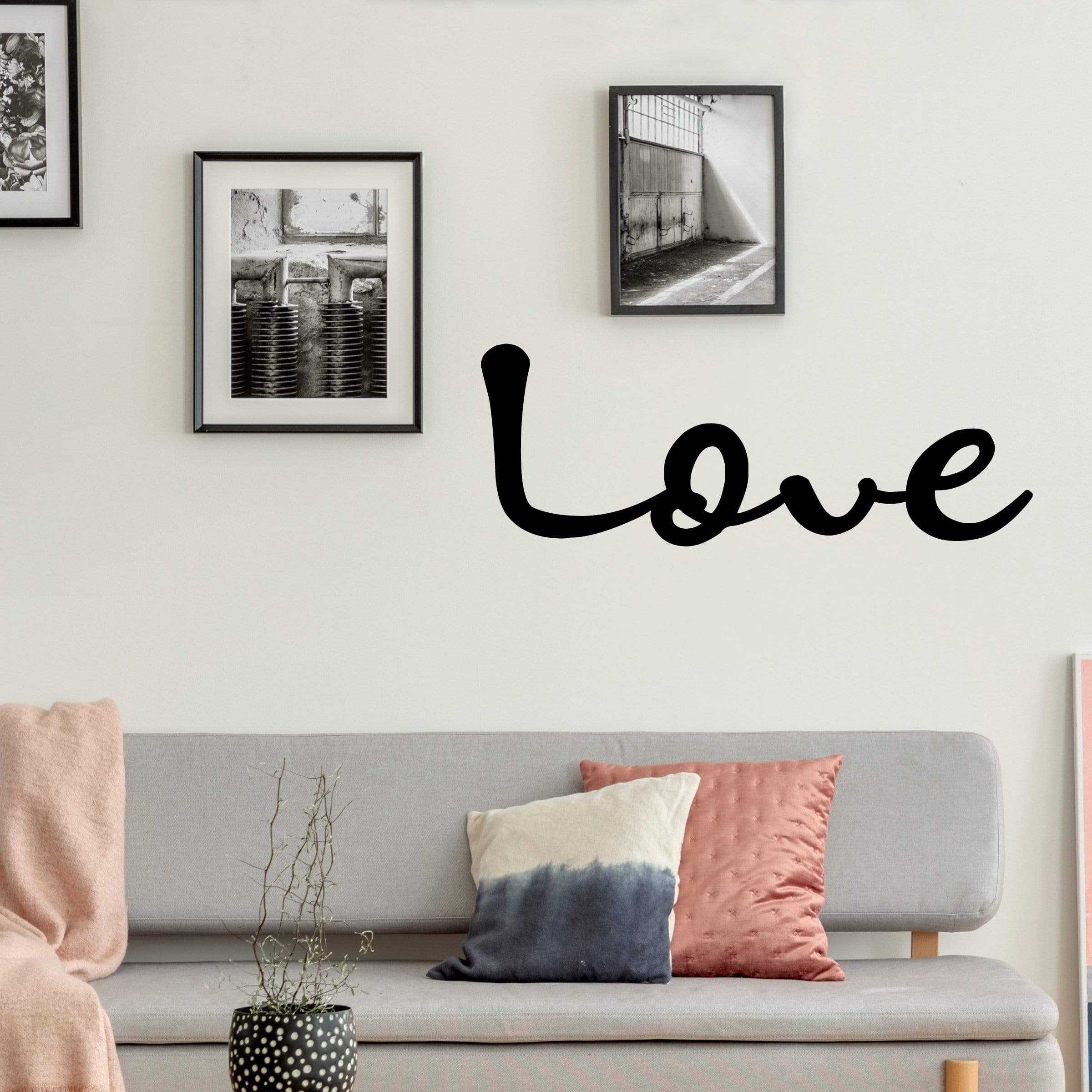 Decor Villa Love coutation Wall Sticker & Decal (PVC Vinyl,Size- 134 cm x  58 cm) : : Home Improvement